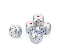 OAJABBGE Figuras De 6 Caras Aleaciones Aluminio Dados Sólidos Cubos Metal Pulidos A Mano Herramienta Juego para Beber En Esquina Aluminio Ligero