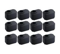 OAJABBGE Fundas de silicona para extrusora de silicona para aislamiento térmico, cubiertas de protección de bloque de calefacción, 12 unidades