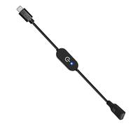 OAJABBGE Indicadores Azules Luz Tipo C Interruptores Macho A Cable De Línea De Control Atenuador Táctil Macho A Atenuador Táctil