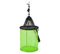 OAJABBGE Jaula De Almacenamiento Cebos Nailon para Mantener Cangrejos Pececillos Lixiviaciones Peces Vivos Cubo Portátil Cesta Pesca Flotante Cesta Plegable