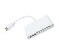 OAJABBGE Lector De Tarjetas USB C Adaptador Memoria TF Conector Transferencia Lectura Simultánea para Ordenador Portátil Accesorios USB C para Teléfono Inteligente