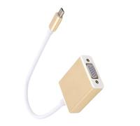 OAJABBGE Línea De Cable Adaptador Cable Convertidor USB3.1 Tipo C A VGA Portátil para Pantalla Computadora Televisores Y Proyectores Convertidor USB C A VGA