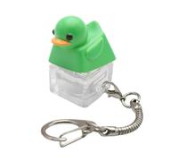 OAJABBGE Llavero De Pato Exprimidor Tamaño Bolsillo Llavero Sensorial para Aliviar Estrés Entusiastas La Informática Y Juguete Regalo Pato Exprimidor Resina