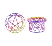 OAJABBGE Manillar De Bicicleta Tapas Varilla Aleaciones Aluminio Empuñaduras Tapones Extremo Cubierta Superligera Accesorios Manija Bicicleta Pieza Ciclismo Anodizada Multicolor