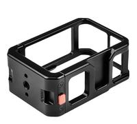 OAJABBGE Marco De Montaje Protector Jaula Conejos Metal Adecuado para Acción 3/4/5 Bisel Metal Caja con Soporte Accesorios Cámara Acción