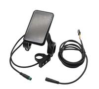 OAJABBGE Medidor De Pantalla LCD A Prueba Golpes Cubierta Acrílica Dureza Montaje Manillar 22 2 Mm con Círculos Conversión 25 4/28 6 Mm Bicicletas Eléctricas Multiuso LCD