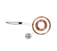 OAJABBGE Módulo de alimentación de batería de 9-12 V, módulo de carga inalámbrico, transmisor receptor, portapapeles para bricolaje