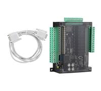 OAJABBGE Módulo De Control FX3U 24MR con Cable Procesador Velocidad 32 bits Soporte Programación En Escalera Automatización Industrial Tablero Control PLC Industrial