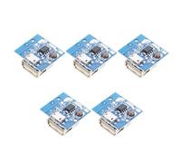 OAJABBGE Módulo De Fuente Alimentación Placa Carga 5V para Baterías Litio con Puerto USB/Tipo C E Indicadores LED Módulo Fuente Alimentación