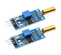 OAJABBGE Módulo De Sensores Ángulos SW520D 2 Piezas para Robot con Salida Digital Fuente Alimentación 3 3-5 V Indicadores LED Módulo Sensores Ángulos Señales Limpias