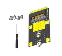OAJABBGE MSATA Tarjeta Adaptadora Risers Msata Disco de Estado Sólido El MSATA Soporta 2230 2242 Adaptador de Disco de Estado Sólido