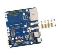 OAJABBGE para Módulo De Ordenador 5 Placa Expansión Doble Puerto Gigabit Ethernet 5Ghz/4Ghz USB3.0 NVMe Compatible con Puerto GPIO 40 Pines Hardware Expansión