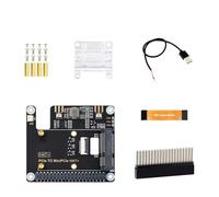 OAJABBGE Placa Adaptadora PCIE A Sombrero Pequeño + Módulo De Tarjeta De Red Inalámbrica Expansión USB Placa Adaptadora Convertidora Compatible con