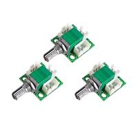 OAJABBGE Potenciador De Control Volúmenes Sonido B50K 2 Canales con Estructura Sellada Y Placa Cables Adaptadores para Entusiastas Tablero Control Volúmenes ABS con Cables Adaptadores