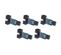 OAJABBGE Programador AVR Convertidores De Interfaces 10 Pines A 6 Pines Adaptadores Placa para Proyectos Electrónicos Módulo Convertidor Programador AVR