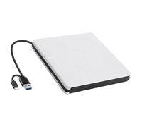 OAJABBGE Reproductor De Grabadoras Externas Velocidad Unidad Óptica Portátil USB3.0 Tipo C para PC Portátil Escritorio Grabadoras Portátiles Sin Alimentación Externa