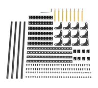 OAJABBGE Soporte de alimentación de presión 3D de metal para estante de 200 mm de diámetro, mejora la eficiencia del espacio creativo