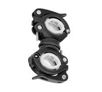 OAJABBGE Soporte para Bicicleta Resistente A La Intemperie Abrazadera Luz De Ciclismo Portátil Soportes De Luz LED Instalación Rápida Fácil Instalación Montaje Bicicletas