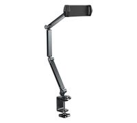 OAJABBGE Soporte para Tableta Ajustable Abrazadera De Escritorio Giratoria De 360 Grados Montaje Teléfono Móvil Soporte Portátil Viajes