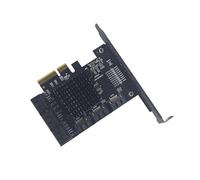 OAJABBGE Tarjeta Adaptadora PCIe 1X 4X A 9 Puertos con Velocidad De Transferencia 6Gbps Y Soporte Intercambiable En Caliente para PC Tarjeta Expansión PCIe Intercambio En Caliente