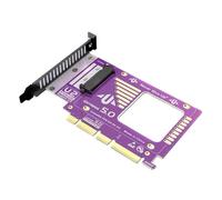 OAJABBGE Tarjeta Adaptadora PCIe5.0 NVMe para discos duros PCIExpress 5.0 compatible con la ranura PCIExpressX4
