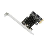 OAJABBGE Tarjeta PCIE 1X SATA3.0 De 2 Puertos con Soporte Perfil Bajo para Controlador 6 Gbps A Tarjeta Expansión