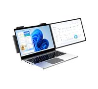 OAJABBGE Thin 14 Inch External Display For Laptops 45% NTSC Color Spectrum Pliable Travel Observe with Multiple Modes and Customizable Light Laptop Screen Mirroring Extension