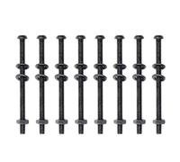 OAJABBGE Tornillos De Jaula Freno Repuesto Perno Liberación Acero Carbono Durabilidad para Frenos Resorte Remolque 8 Uds.