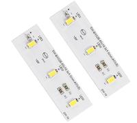 OAJABBGE Unidad De Lámpara LED De Bajo Consumo Adecuada para Refrigerador BX02B Instalación Sencilla Uso En Congelador Seguro Y Brillante 2 Uds.