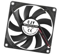 OAJABBGE Ventilador De Refrigeración PC Silencioso 80mm Disipación Calor Computadora 5V/12V/24V para Accesorios Carcasa Computadora Marco Ventilador