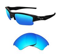 Oak&ban Lentes de repuesto polarizadas para Oakley Half Jacket XLJ, lentes de sol, múltiples opciones, Azul hielo - Polarizado, Oakley Half jacket XLJ