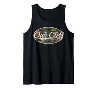 Oak Cliff Dallas Camo Vintage Throwback Aesthetic Camiseta sin Mangas