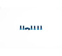 OAK Components Juego de Tornillos de titanio M4x9 para platos 8-bolt
