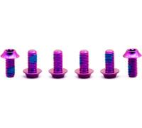 OAK Components Juego de Tornillos de titanio M5x10 para Disco de freno 6 agujeros