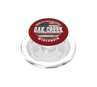 Oak Creek Wisconsin, Bandera Americana Vintage PopSockets PopGrip para MagSafe