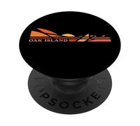 Oak Island Carolina del Norte Estilo de Vida PopSockets PopGrip Adhesivo