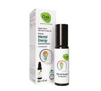 Oak Orgánico para Naturando Mental Energy Roll-On 10 ml para energía, concentración, estudio - Mezcla de 10 aceites esenciales orgánicos y veganos