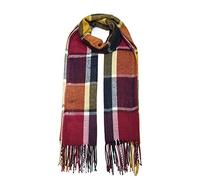 Oak & Tea Bufandas para Damas, Chales Tartán Cálidos de Invierno con Sensación de Cachemira, Envolturas y Regalos de Bufandas para Mujeres (Morado)