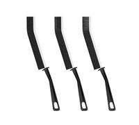 Oak & Tea Cepillo de limpieza de grietas, limpiador de huecos de baño para limpiar rieles de ventanas, ranuras de azulejos, fregadero de cocina y esquinas estrechas, cepillo de lechada de cerdas duras