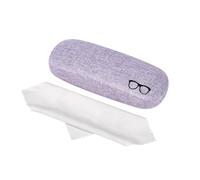 Oak & Tea Roble G4043 PE Estuche para Gafas, Morado (, 16cm x 6cm x 3cm/6.3 x 2.4 x 1.2 Inch Unisex Adulto