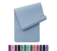 Oak & Tea Tapete de Yoga Grueso y Antideslizante Para, Esterillas de Ejercicio Para Gimnasio En Casa Con Correa de Transporte, Tpe EcolóGico Para Yoga, MeditacióN, Pilates, 183 * 61 * 0,6 Cm