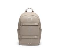 OAK25 Mochila Reflectante Mujeres Hombres Adolescentes Beige - Luminite Pack - Mochila Escolar Reflectante con Compartimento Portátil para Niñas Niños - Escuela Universidad Trabajo - Repelente al Agua