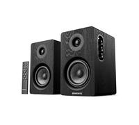 Oakcastle BK100 Altavoces Autoamplificados Bluetooth 5.4 | 60W 2.0 Altavoz PC | Altavoces para TV con HDMI ARC | Altavoz Activos para Tocadiscos | Monitores de Estudio HiFi con Control Remoto (Negro)