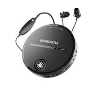 OAKCASTLE CD10 Reproductor CD Portatil | Discman CD Portatil con Batería de 7 Horas de Duración | Discman Auriculares con Controles de Audio | Compatible con el Coche | Diskman Antichoque