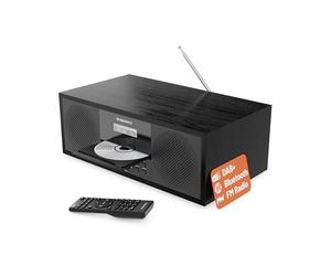 OAKCASTLE DAB500 Equipo de Musica para Casa y CD Player con 60W Altavoces | Microcadena HiFi de Musica Reproductor de CD con Radio FM, DAB+, Bluetooth | Minicadenas de Musica con CD y Dab+