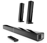 Oakcastle SB80 Barra De Sonido para TV Home Cinema | Barras Altavoces Bluetooth 5.3 de 200 W y 2.1 Canales | HDMI ARC, óptica, AUX y reproducción USB Inalambrico Soundbar