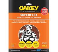 Oakey OAK26734 Papel de Lija para Lijadora
