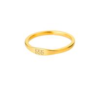 OAKKY Anillos de Sello para Mujeres Anillo de Números Angelicales 111 a 999 Oro Acero Inoxidable Bandas Apilables Minimalista Espiritual Significativo Joyería 555 Talla 22