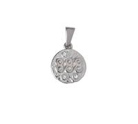 OAKKY Collar Número Ángel Para Mujeres Acero Inoxidable Chapado En Oro Colgante Redondo Con Zirconia Joyería De Equilibrio Espiritual Y Reflexión Encanto Número Manifestación Para Ella Plateado 888