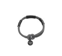 OAKKY Pulsera De La Suerte Cordón Ajustable Unisex 22CM Gris